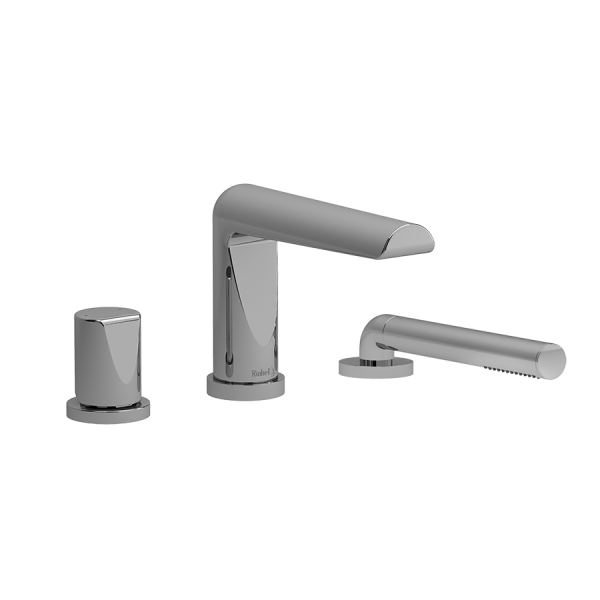 Riobel Parabola Deck Mounted Bath Shower Mixer   Chrome