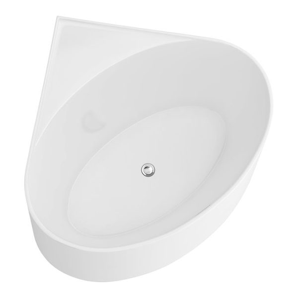 Poco Corner Modern Freestanding Bath (1000 x 1000mm) - Image 4