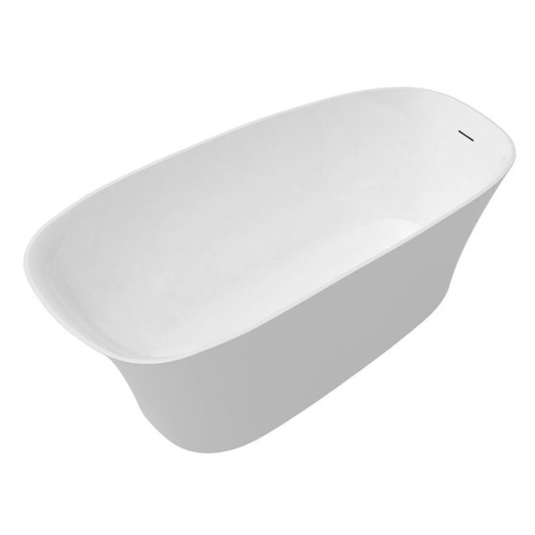 Porto 1700 x 750 Modern Slipper Bath with Waste - Image 3