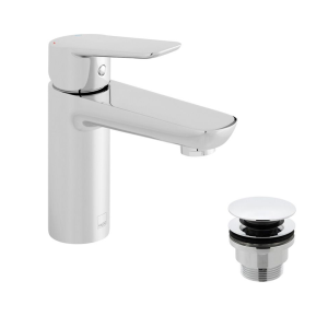 Vado Photon Smooth Bodied Mono Basin Mixer + Universal Basin Waste
