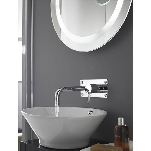 Hudson Reed Single Lever Wall Mounted Bath/Basin Filler   Chrome - Image 2