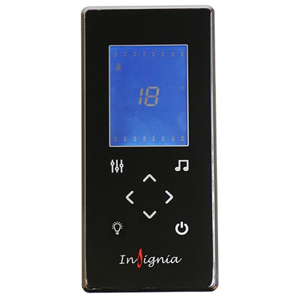 Insignia Platinum 1100 x 700mm Shower Cabin Black Frame - Image 2
