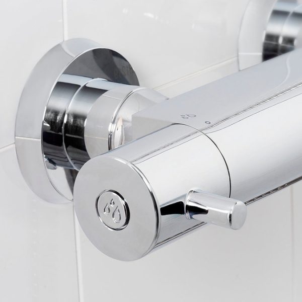 Bristan Prism Thermostatic Exposed Safe Touch Bar Shower with Riser Kit and Fast Fit Connections - Image 2