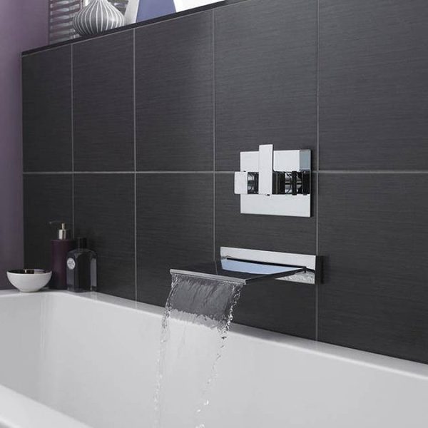 Hudson Reed Slimline Fixed Waterfall Bath Filler - Image 2