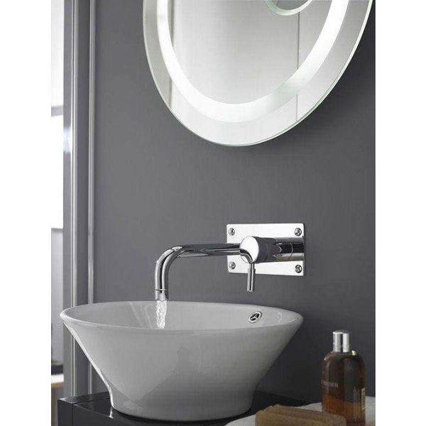 Hudson Reed Tec Single Lever Wall Mounted Bath/Basin Filler   Chrome - Image 2