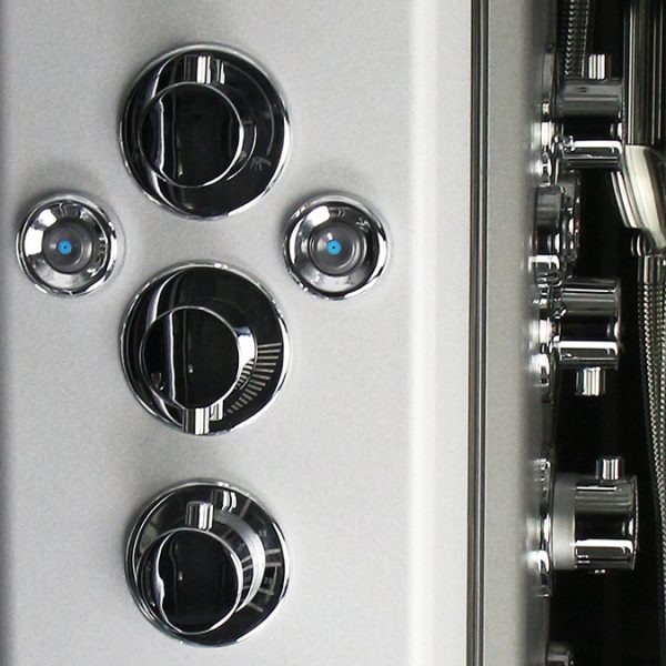 Insignia Premium 1200 x 800mm Non Steam Shower Cabin Black Frame - Image 3