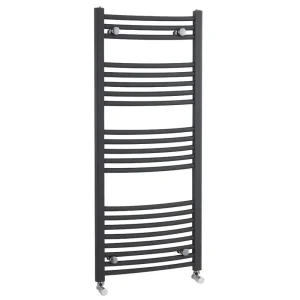 Nuie   Curved Ladder Towel Rail 500 x 1150mm   Anthracite