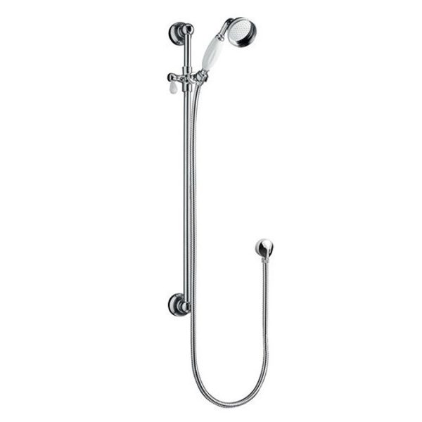Nuie Edwardian Twin Concealed Thermostatic Shower Valve & Slider Rail Kit - Image 3