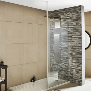 Nuie Wetroom Screen + Ceiling Post