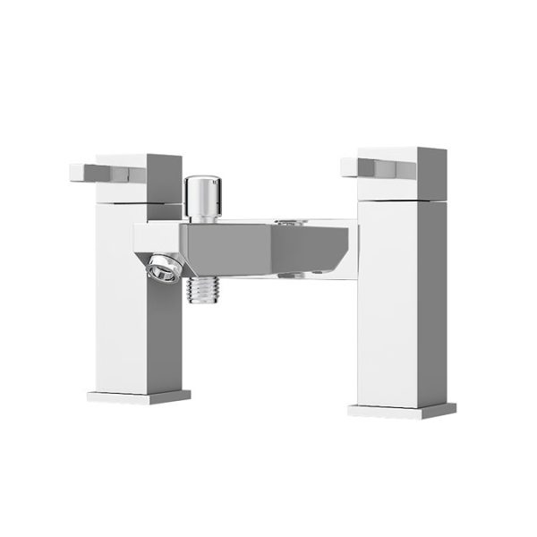 Prime Modern Bath Shower Mixer with Shower Kit   Chrome - Image 4