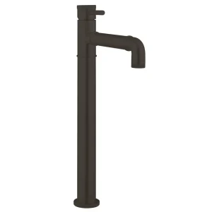 Crosswater MPRO Industrial Tall Monobloc Basin Mixer   Carbon Black