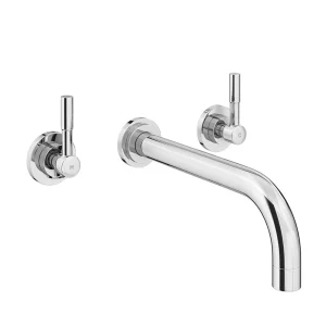Primo Modern Wall Mounted Bath Filler   Chrome