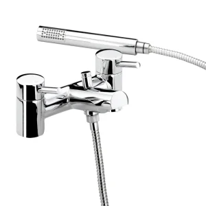 Bristan   Prism Contemporary Pillar Bath Shower Mixer   Chrome