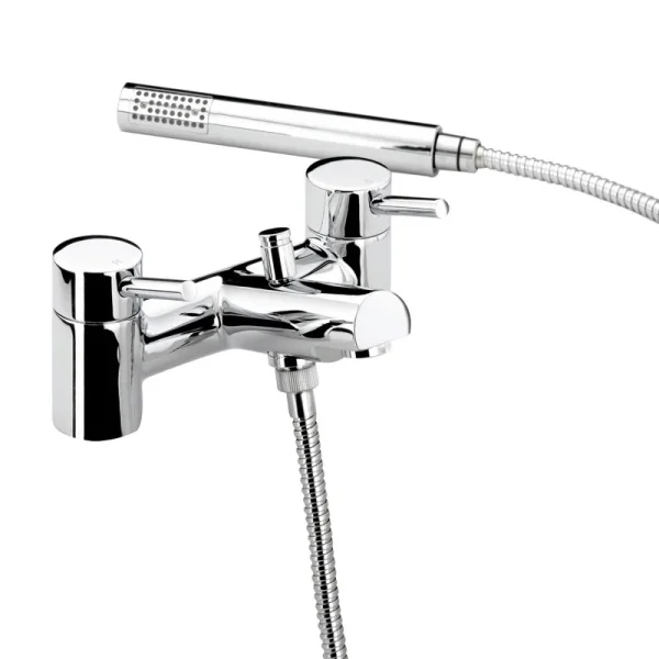 Bristan   Prism Contemporary Pillar Bath Shower Mixer   Chrome