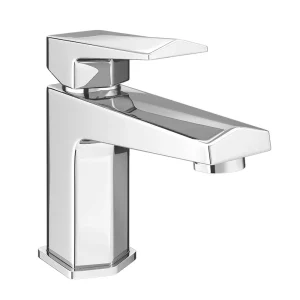 Venice Modern Geometric Basin Mixer Tap + Waste
