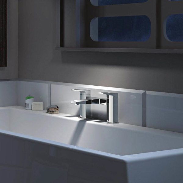 Venice Modern Geometric Tap Package (Bath + Basin Tap) - Image 5