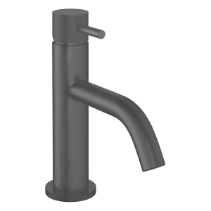 Crosswater MPRO Monobloc Basin Mixer with Knurled Detailing   Slate