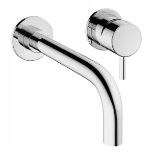 Crosswater MPRO Wall Mounted 2 Hole Set Basin Mixer   Chrome