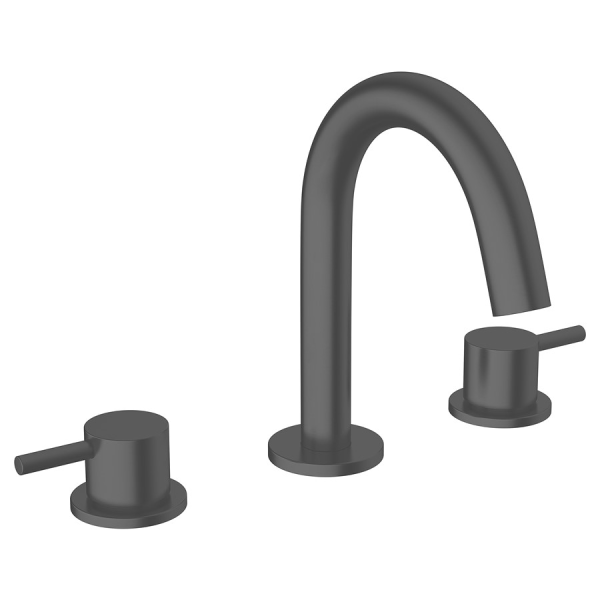 Crosswater MPRO Deck Mounted 3 Hole Set Basin Mixer   Slate
