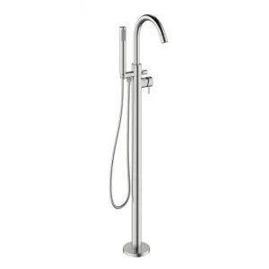 Crosswater MPRO Floor Mounted Freestanding Bath Shower Mixer   Brushed Stainless Steel