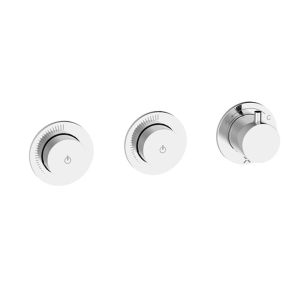Crosswater Module MPRO Push 2 Outlet Concealed Shower Valve   Chrome
