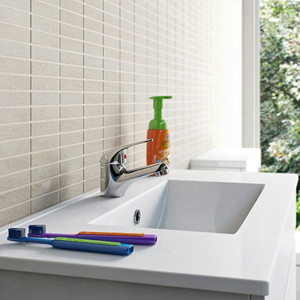 Clarity Single Lever Basin Mixer Tap   Chrome - Image 4
