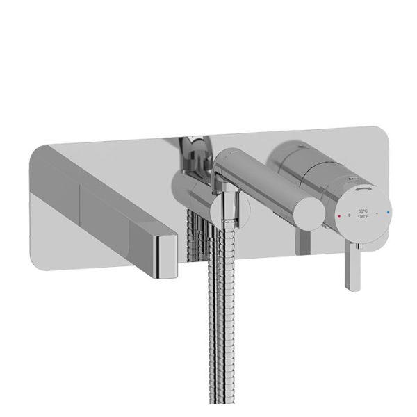 Riobel Paradox Wall Mounted Bath Shower Mixer   Chrome