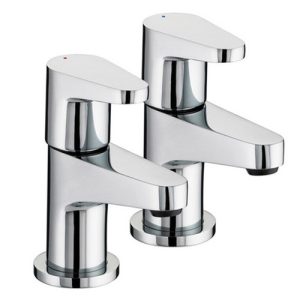 Bristan Quest Contemporary Basin Taps   Chrome