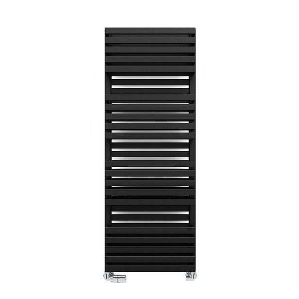 Terma Quadrus Bold Metallic Black Heated Towel Rail 1185 x 450mm - Image 3