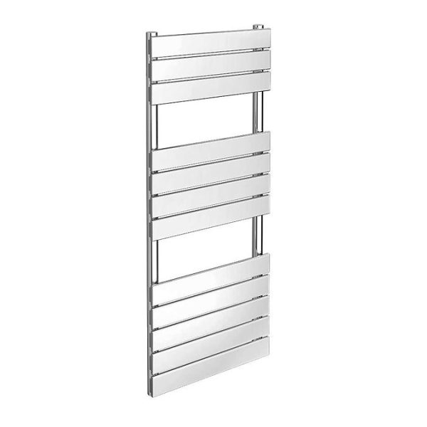 Milan Heated Towel Rail 1213mm x 500mm Chrome - Image 3