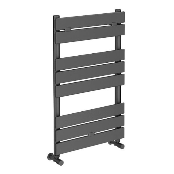 Milan Heated Towel Rail 840mm x 500mm Anthracite - Image 4