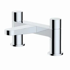 RAK   Petit Round Deck Bath Filler Chrome
