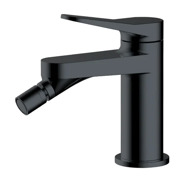 RAK Petit Round Bidet Mixer Tap Matt Black