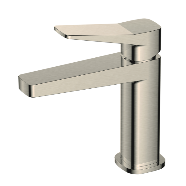 RAK Petit Square Standard Basin Mixer   Brushed Nickel