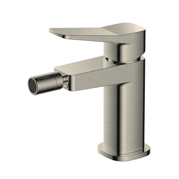 RAK Petit Square Bidet Mixer Tap   Brushed Nickel