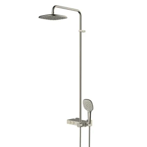 RAK Petit Thermostatic Bath Shower Column   Brushed Nickel
