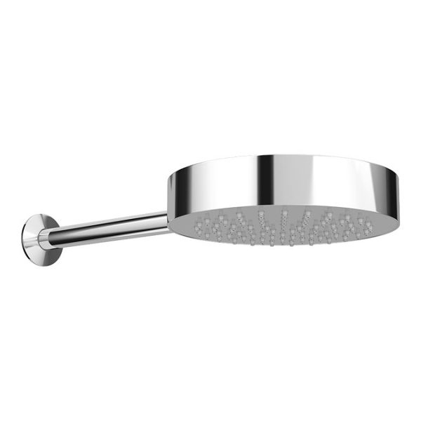 Arezzo Chrome Round Thermostatic Shower Pack with Inline Head + Handset - Image 6