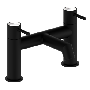 Radius Custom Matt Black Bath Filler Tap