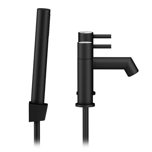 Radius Custom Matt Black Bath Shower Mixer Tap - Image 6