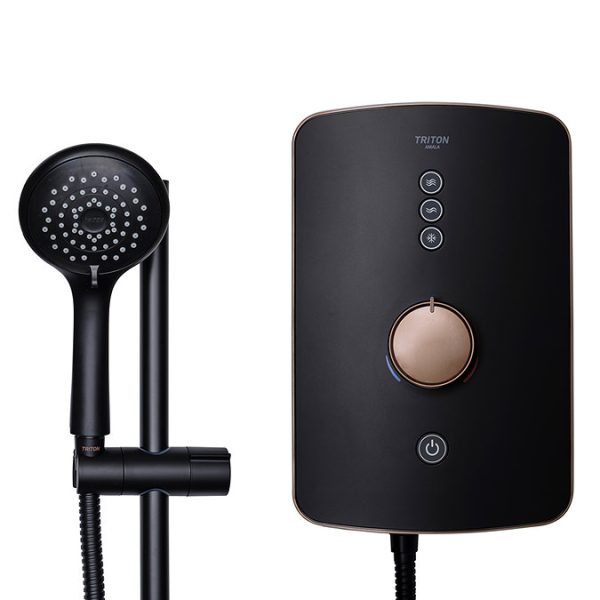 Triton Amala 9.5kw Electric Shower   Black/Copper - Image 3