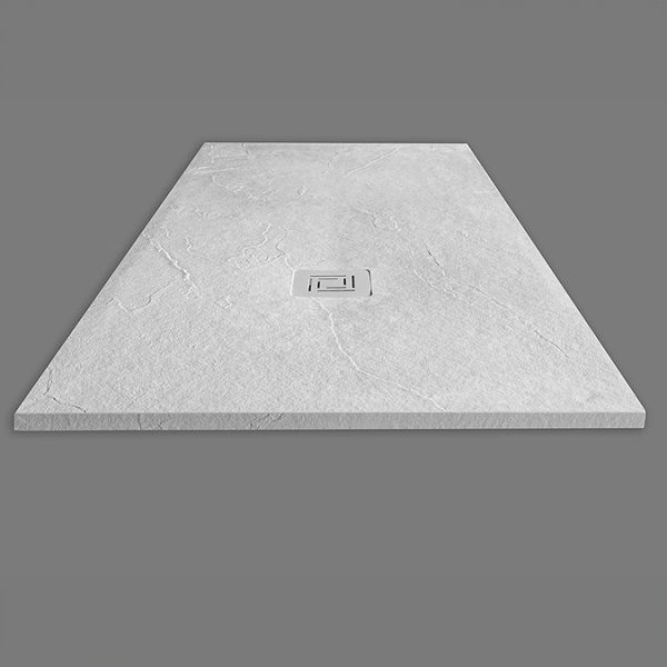 Merlyn Truestone Rectangular Shower Tray   White - Image 3