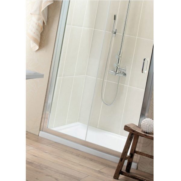 Crosswater   Rectangular Low Profile Acrylic Shower Tray with Waste   Various Size Options - Image 3
