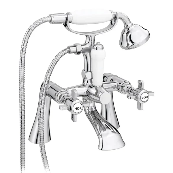 Regent Traditional Bath Shower Mixer Taps   Chrome