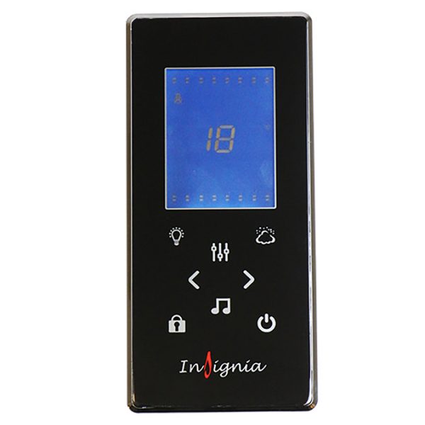 Insignia Premium 1200 x 800mm Steam Shower Black Frame - Image 4