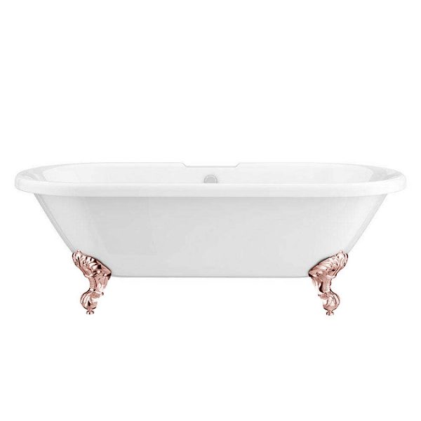 Duke 1795 Traditional Roll Top Bath + Rose Gold Leg Set - Image 4