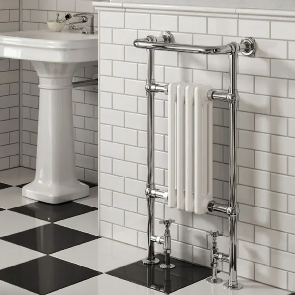 Reina Alicia Traditional 952 x 479mm Towel Rail Radiator