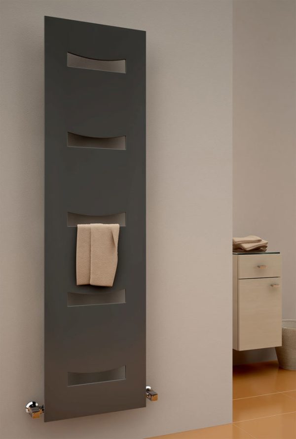 Reina Ancora Steel Designer Radiator   1800 x 490mm   Anthracite