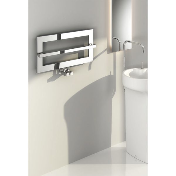 Reina Breno Steel Designer Radiator   350 x 700mm   Chrome - Image 2