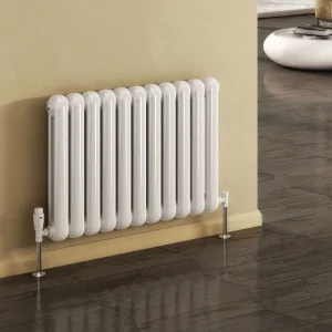 Reina Coneva Horizontal Steel Designer Radiator   White