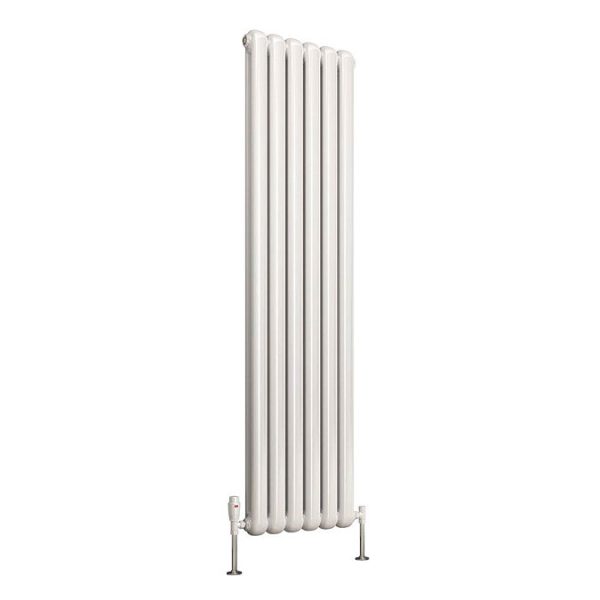 Reina Coneva Vertical Steel Designer Radiator   White - Image 2